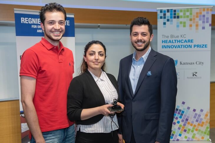 The DeepLens team, winners of the 2019 Healthcare Innovation Prize