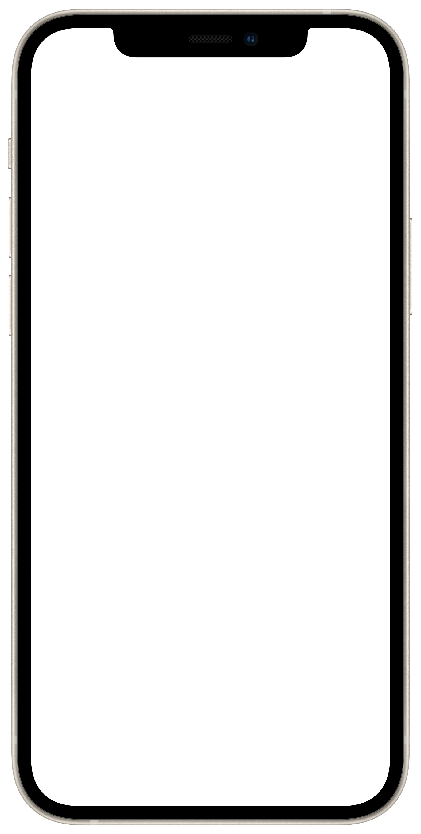 realistic mobile phone frame